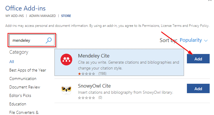 How to Quickly Install Mendeley Cite in Word